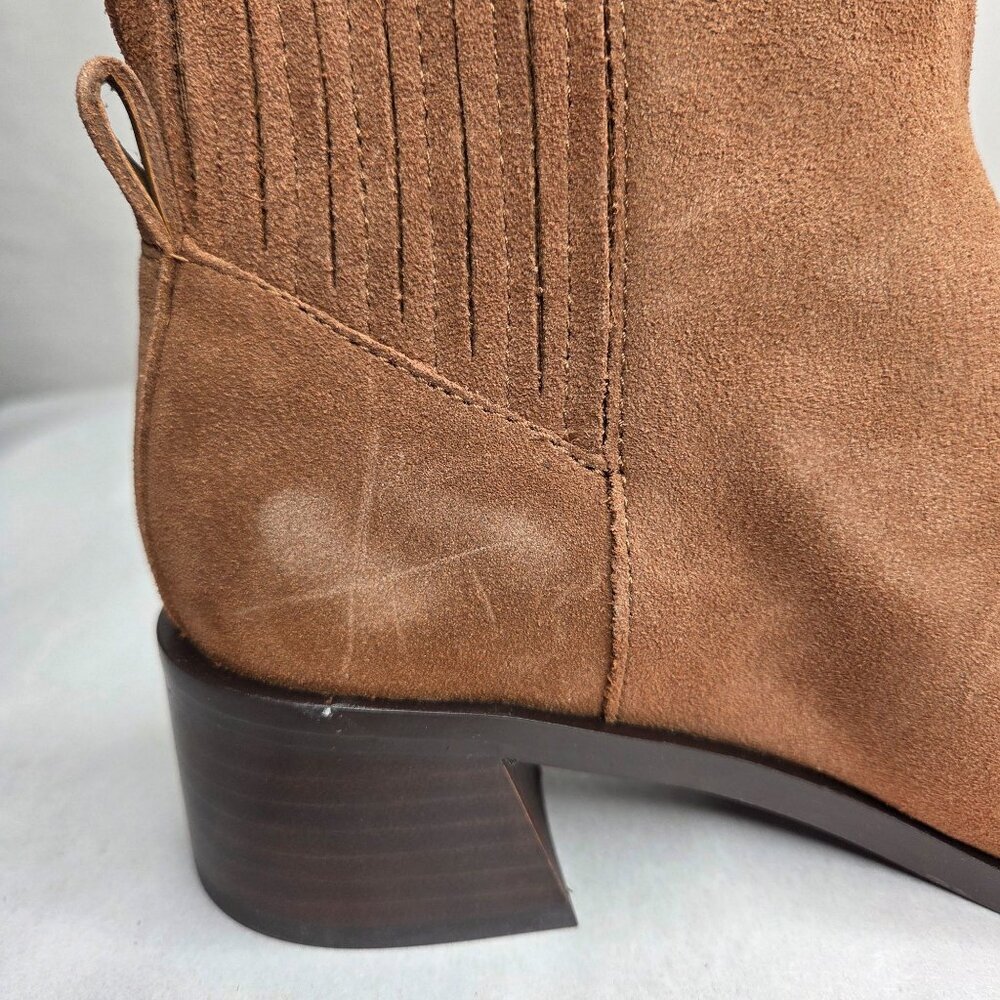 NWT Dolce Vita Women's Linny H2O Brown Suede Booties Boots - Picture 4 of 9